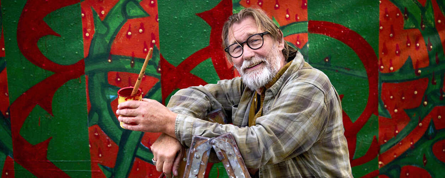 ET MALERI TIL KØGE – ERIK PEITERSEN MALER OUTDOOR-KUNST PÅ VANDVÆRKET