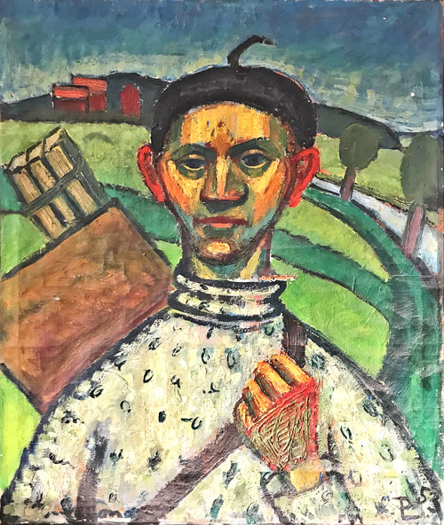 koege kunstforening povl lond selvportraet 1